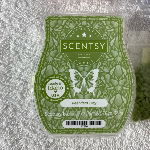 Scentsy Wax Bars Lot Autumn Sunset Blue Hyacinth Pearfect Day - Picture 4 of 10